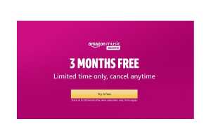 Keep the good vibes flowin&rsquo; with three free months of Amazon Music Unlimited