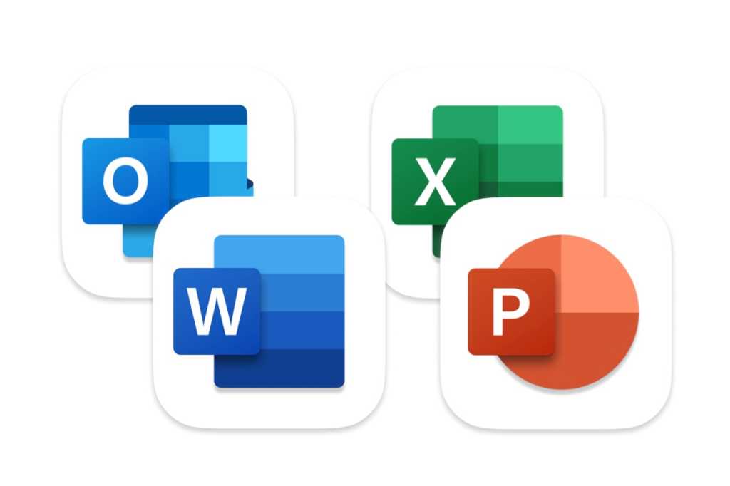 Microsoft Office icons