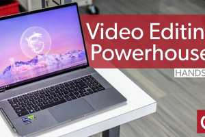 This MSI Creator laptop is a monster video editing machine