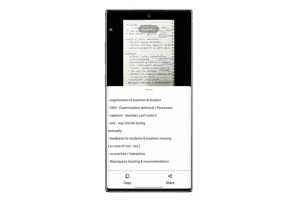 The mobile Microsoft Lens app can now read your handwriting