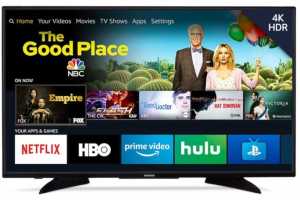 This 4K HDR smart TV with Amazon’s Fire streaming built-in is on sale for just $200